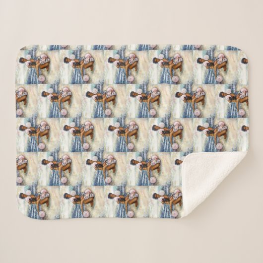 Besessen davon, das Unmögliche zu erobern Sherpadecke (Vorderseite (Horizontal))