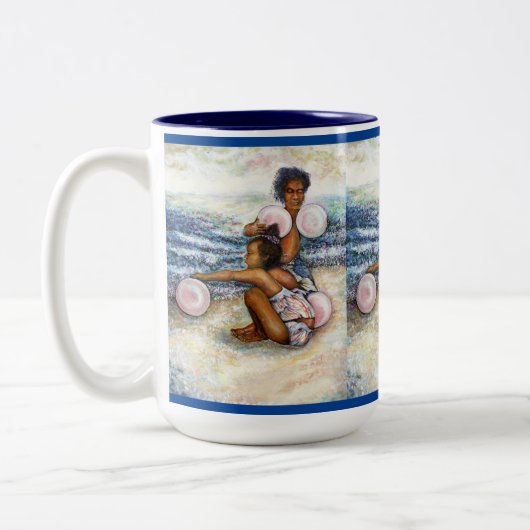 Besessen davon, das Unmögliche zu erobern Zweifarbige Tasse (Links)