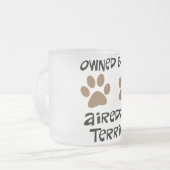 Besessen durch Airedale Terrier Mattglastasse (Vorderseite Links)
