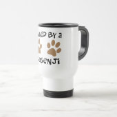 Besessen durch ein Basenji Reisebecher (VorderseiteRechts)