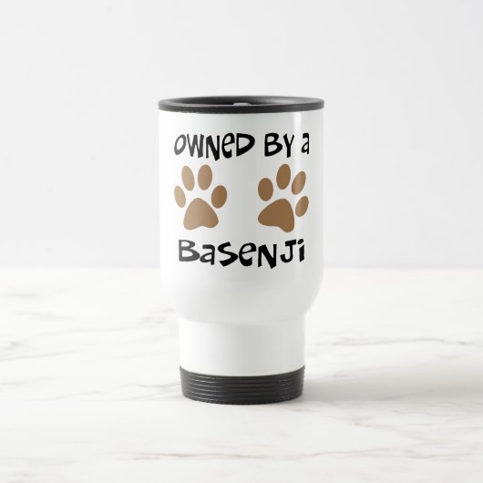 Besessen durch ein Basenji Reisebecher (Mittel)
