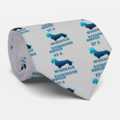 Besessen durch eine Drahthaarterrier-Dackel Krawatte (Gerollt)