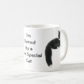 Besessen durch eine spezielle Katzen-Tasse Kaffeetasse (VorderseiteRechts)