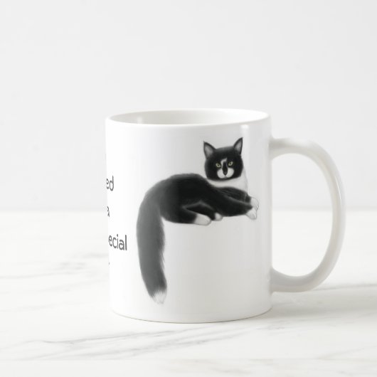 Besessen durch eine spezielle Katzen-Tasse Kaffeetasse (Rechts)