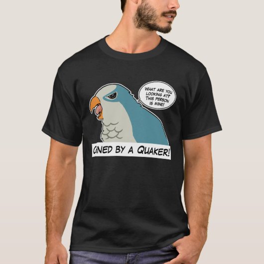 Besessen durch einen blauen Quäker T-Shirt (Vorderseite)