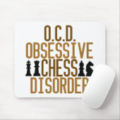 Besessen gewesen mit Schach Mousepad (Mit Mouse)