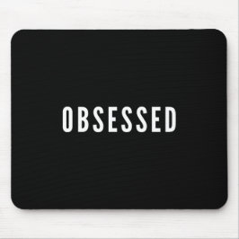 Besessen gewesene schwarze Mausunterlage Mousepad