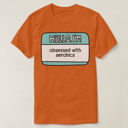 besessen von Aerobic T-Shirt (Design vorne)