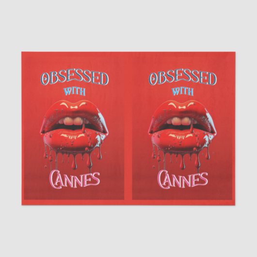 besessen von Cannes Seidenpapier (Vorderseite)