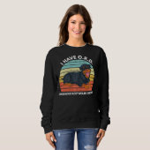 besessen von Rottweilers Rottweiler Niedlich Rotti Sweatshirt (Vorne ganz)