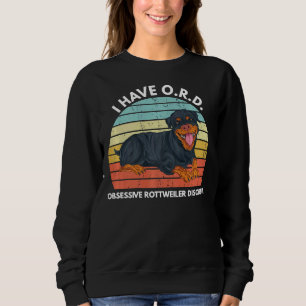 besessen von Rottweilers Rottweiler Niedlich Rotti Sweatshirt