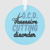 Besessene Ausschnitt-Störung Ornament (Rückseite)