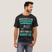 Besessene Badminton T-Shirt (Vorne ganz)