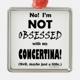 Besessene Concertina Silbernes Ornament