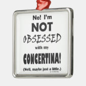 Besessene Concertina Silbernes Ornament (Links)