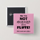 besessene Flute Button (Vorne & Hinten)