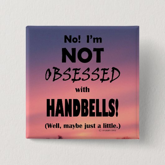 Besessene Handbells Button (Vorderseite)