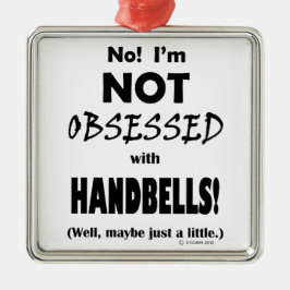 Besessene Handbells Ornament Aus Metall