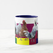 Besessene Huhn-Störung: Collage Tasse (Zentrum)