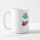 Besessene in Handarbeit machende Störung Kaffeetasse (Links)