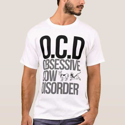 besessene Kuhstörung T-Shirt (Vorderseite)