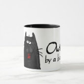 besessene Tasse der schwarzen Katze (Zentrum)