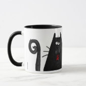 besessene Tasse der schwarzen Katze (Links)