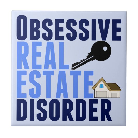 Besessene wirkliche Anwesen-Störung lustig Fliese (Vorderseite)