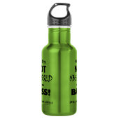 Besessener Bass Edelstahlflasche (Vorderseite)