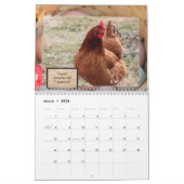 Besessener Huhn-Störungs-Kalender Kalender (Mär 2026)
