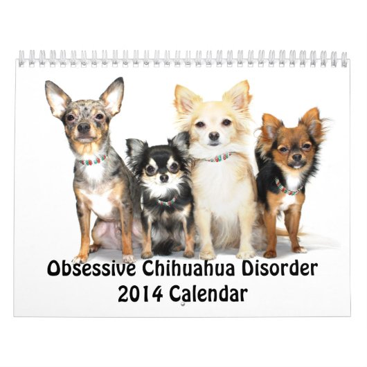Besessener Kalender der Chihuahua-Störungs-2014 (Titelbild)