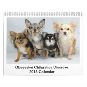 Besessener Störungs-Kalender der Chihuahua-2013 Kalender (Titelbild)
