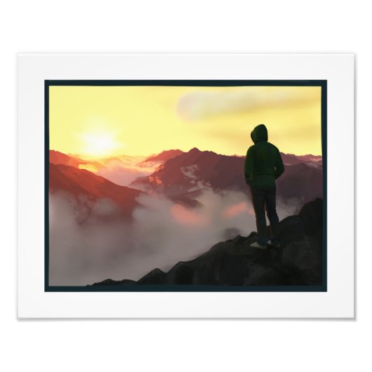 Besessenheit mit Höhen Fotodruck (Vorne)