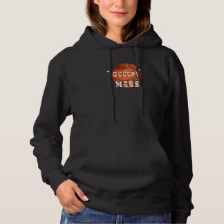 Besetze Mars Astronaut Wissenschaft Weltraum Astro Hoodie