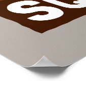 besetzen poster (Ecke)