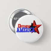 Besetzen Sie Amerika-Protest 99 Prozent stark Button (Vorne & Hinten)