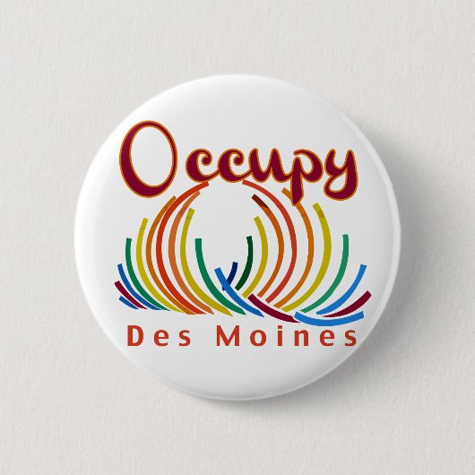 Besetzen Sie Des Moines Button (Vorderseite)