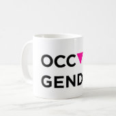 Besetzen Sie Geschlecht Kaffeetasse (Vorderseite Links)