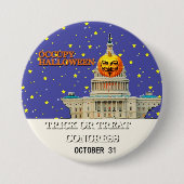 Besetzen Sie Halloween Button (Vorderseite)