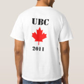 Besetzen Sie Kanada: UBC (Universität des T-Shirt (Rückseite)