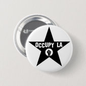 Besetzen Sie Los Angeles Button (Vorne & Hinten)