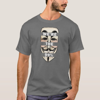 BESETZEN SIE WALLSTREET: Anonym sind WIR DIE 99%! T-Shirt