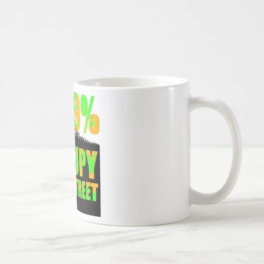 besetzen Sie wallstreet Kaffeetasse (Rechts)