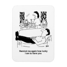 Besetzt Ehefrau während Idle Husband Erholungen. F