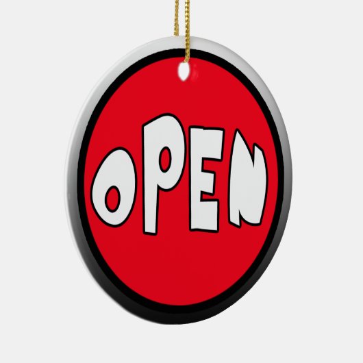 Besetzt oder öffnen Sie umschaltbaren Keramik Ornament (Rechts)