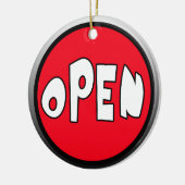 Besetzt oder öffnen Sie umschaltbaren Keramik Ornament (Links)