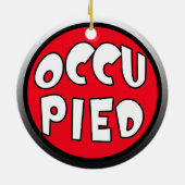 Besetzt oder öffnen Sie umschaltbaren Keramik Ornament (Hinten)