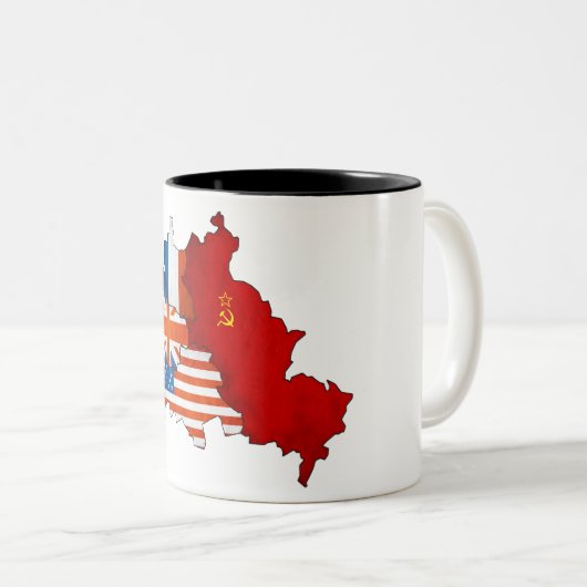 Besetzte Berlin-Tasse Zweifarbige Tasse (VorderseiteRechts)
