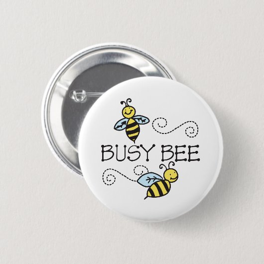Besetzte Bienen Button (Vorne & Hinten)