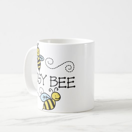 Besetzte Bienen Kaffeetasse (Vorderseite Links)